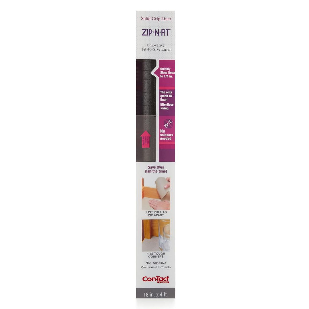 Zip-N-Fit Shelf Liner - Cut-Free Protection for Drawers and Shelves