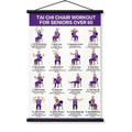 Chair Tai Chi Workout Chart: 16 Gentle Seated Exercises