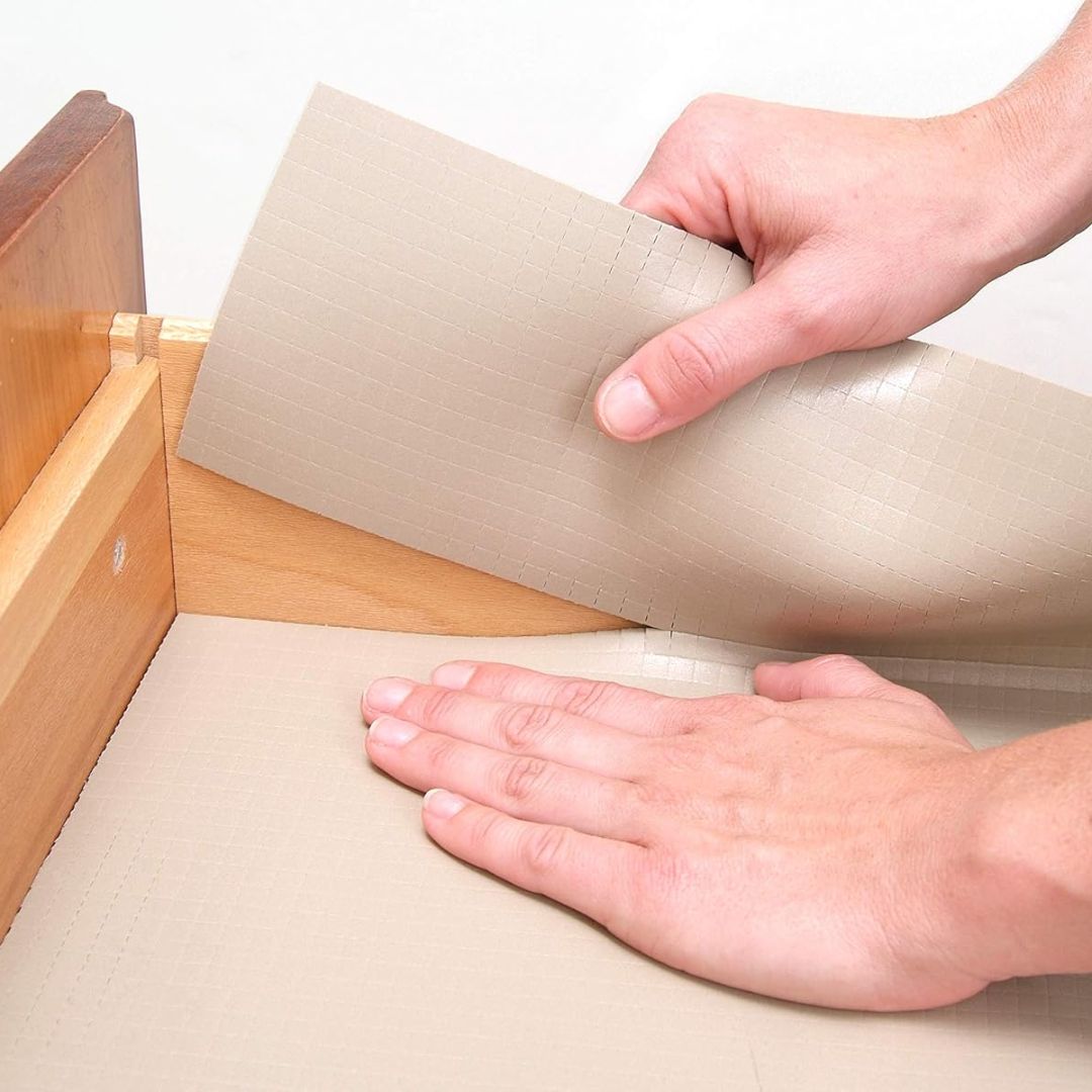 Zip-N-Fit Shelf Liner - Cut-Free Protection for Drawers and Shelves