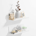 No-Drill Acrylic Wall Shelves
