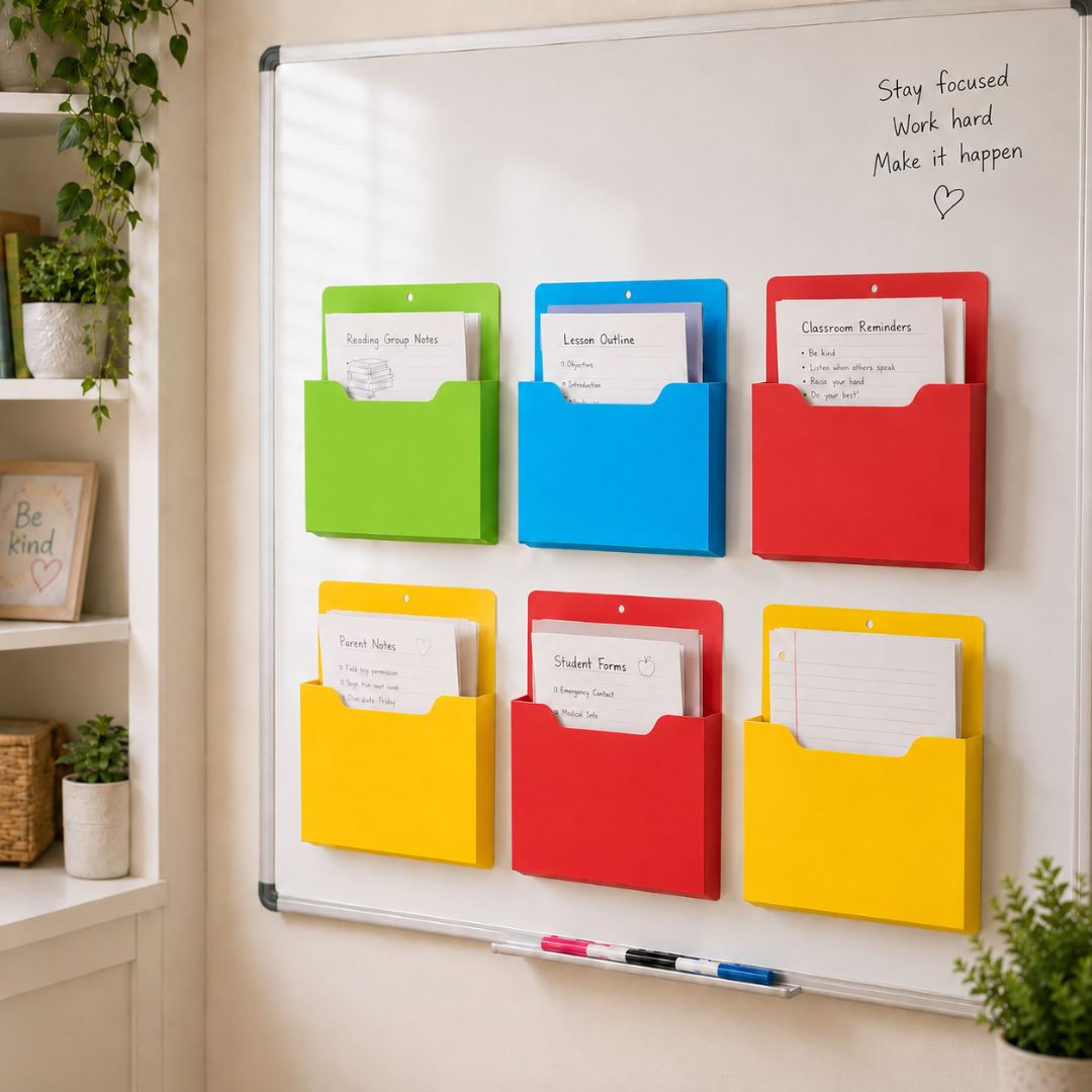 Magnetic File Organizer Set – Sort Papers Without Desk Clutter