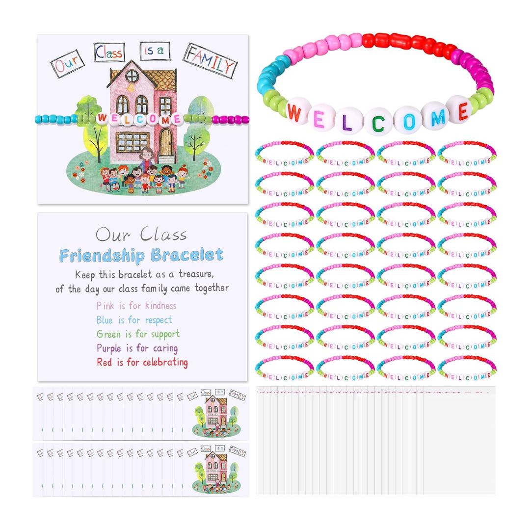 Our Class Is a Family Welcome Bracelet Set