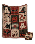 Vintage Halloween tapestry blanket