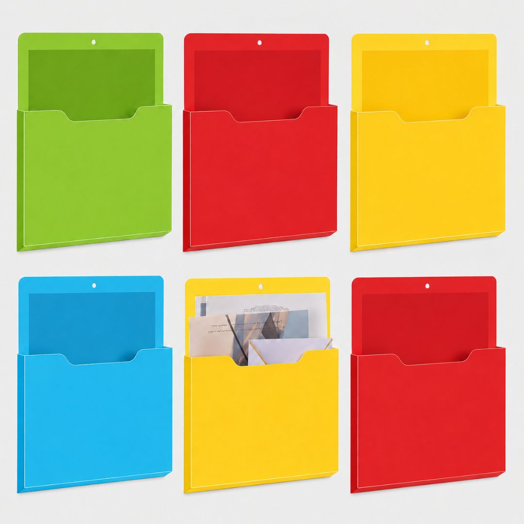 Magnetic File Organizer Set – Sort Papers Without Desk Clutter