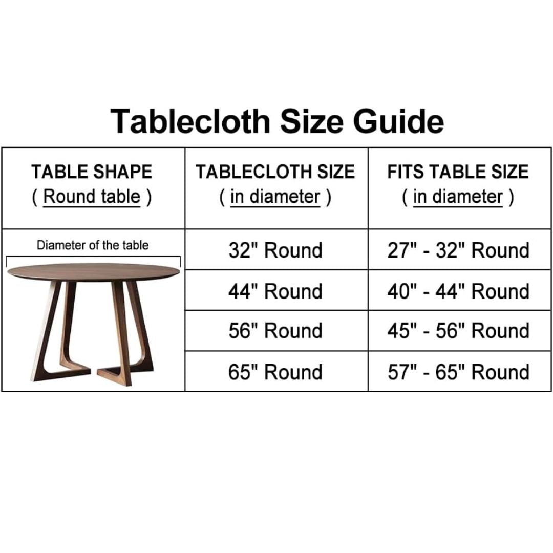 Fitted Round Table Cover