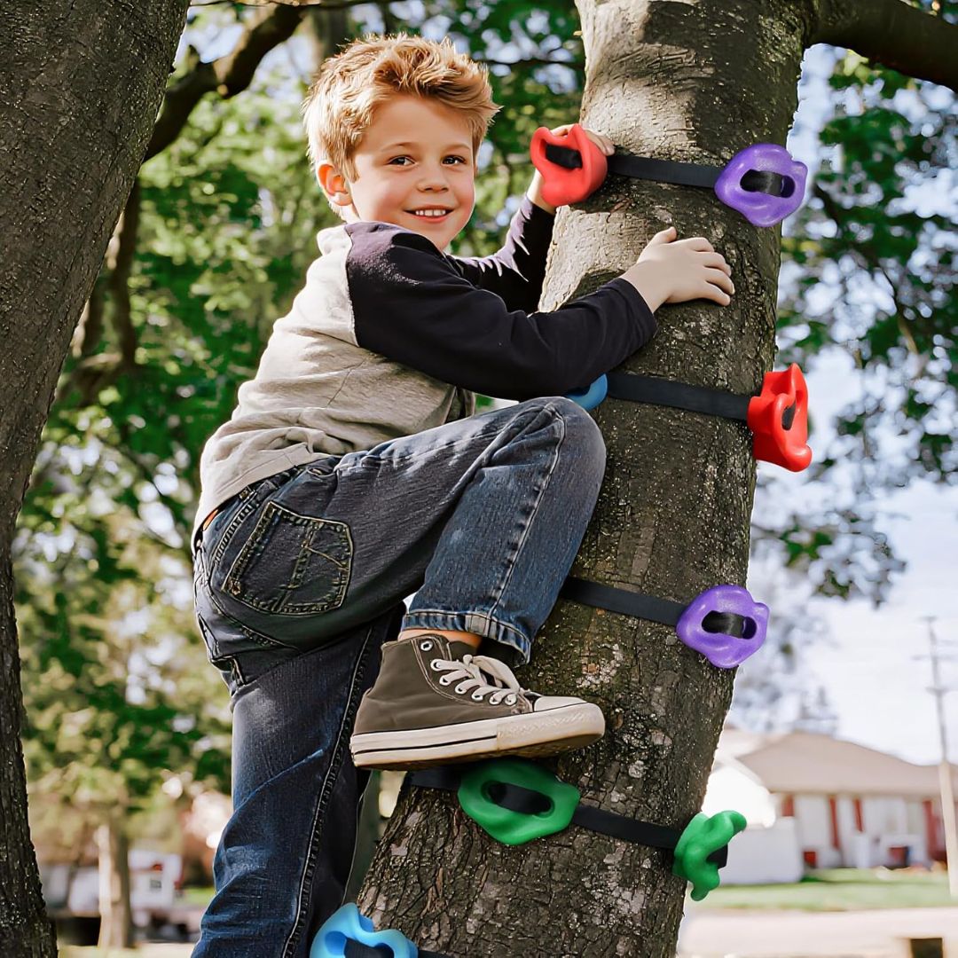 Backyard Tree Climbing Holds Kit