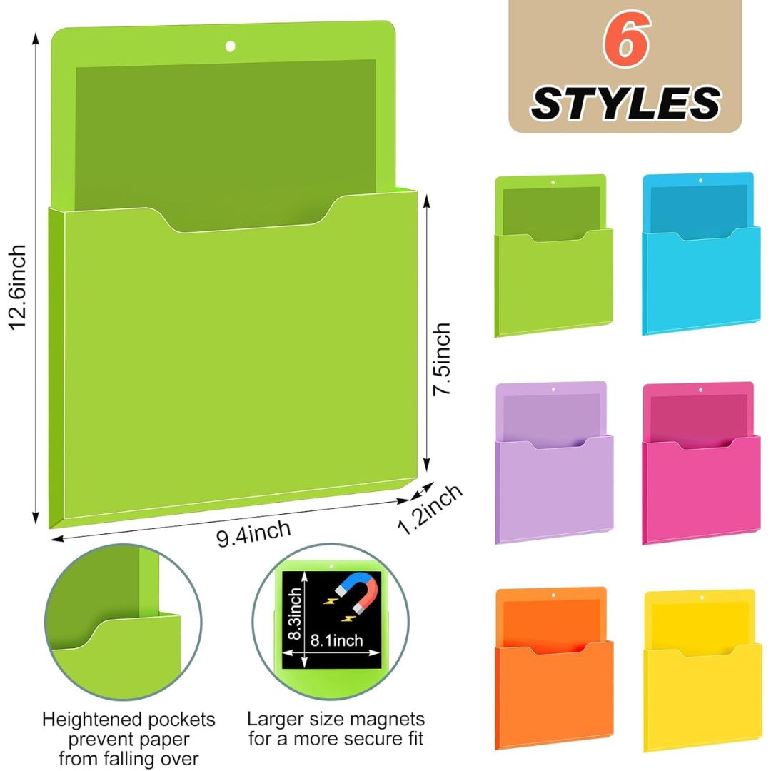 Magnetic File Organizer Set – Sort Papers Without Desk Clutter