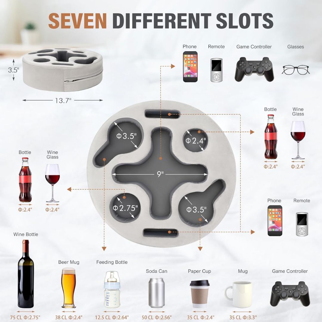 Couch Cup Holder Organizer