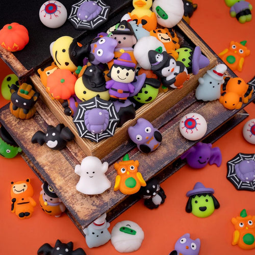 100-Piece Halloween Mochi Squishy Set