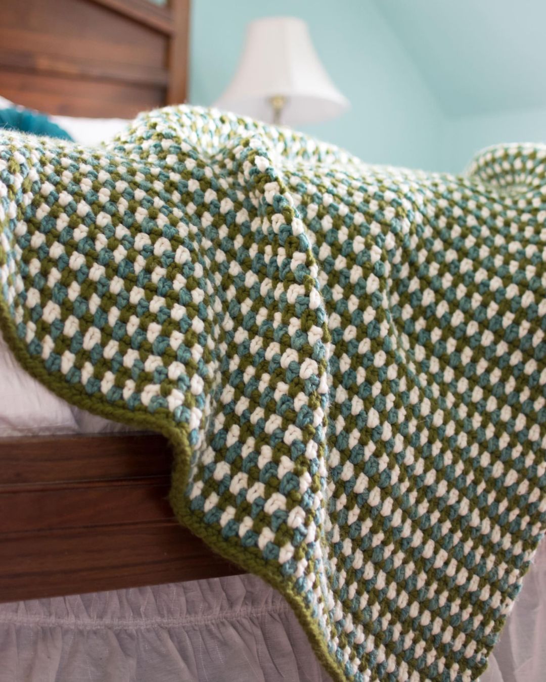 Moss Stitch Blanket Kit