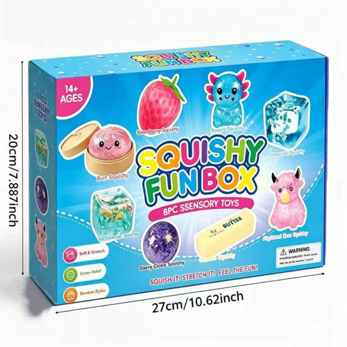 8-Piece Squishy Sensory Toy Set