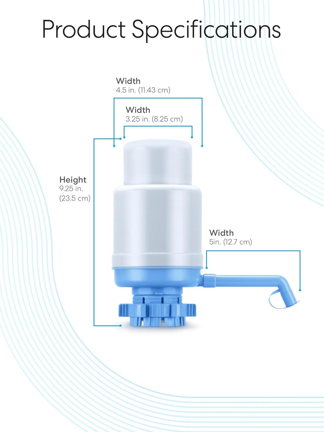 Manual Water Bottle Pump