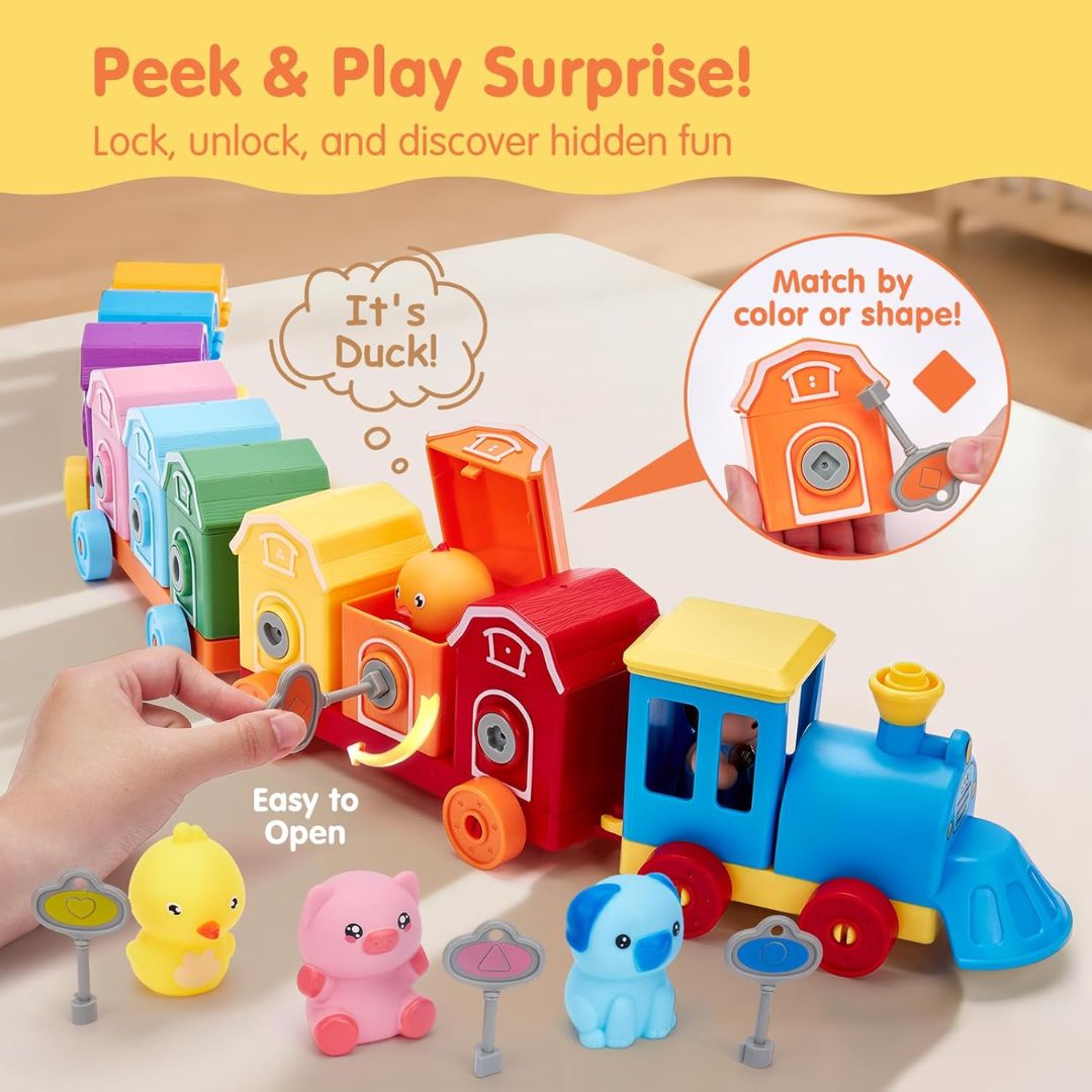 Toddler Farm Train Set