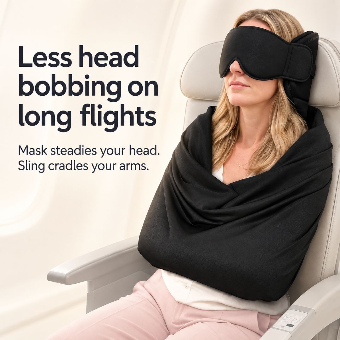 Airplane sleep support kit