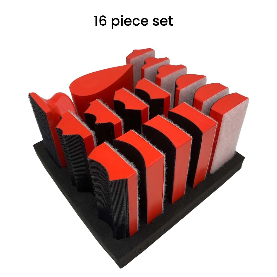 Contour Sanding Block Set: Made for Curves, Grooves & Tight Corners