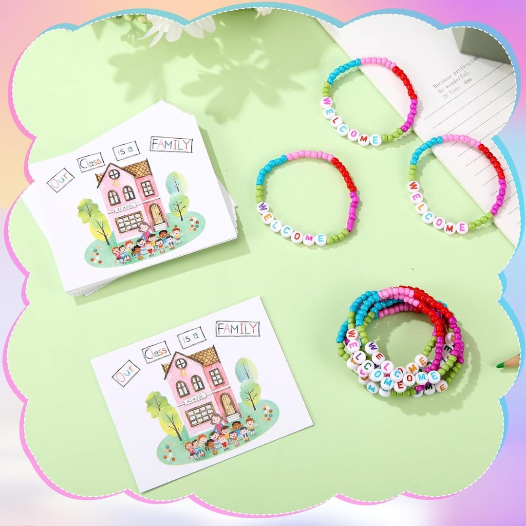 Our Class Is a Family Welcome Bracelet Set