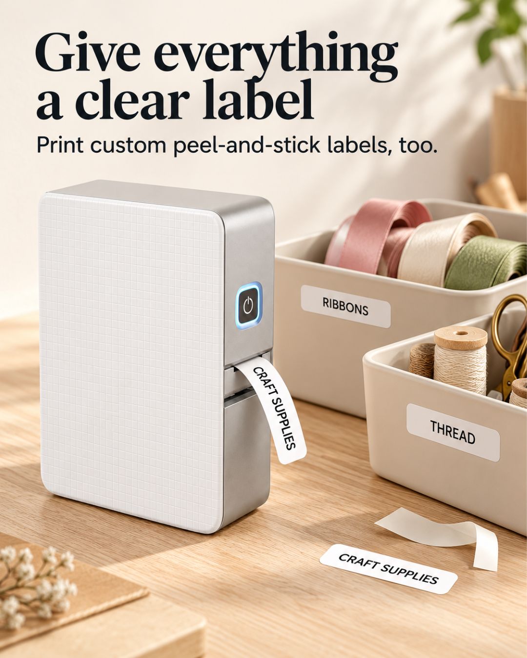 Personalized ribbon printer