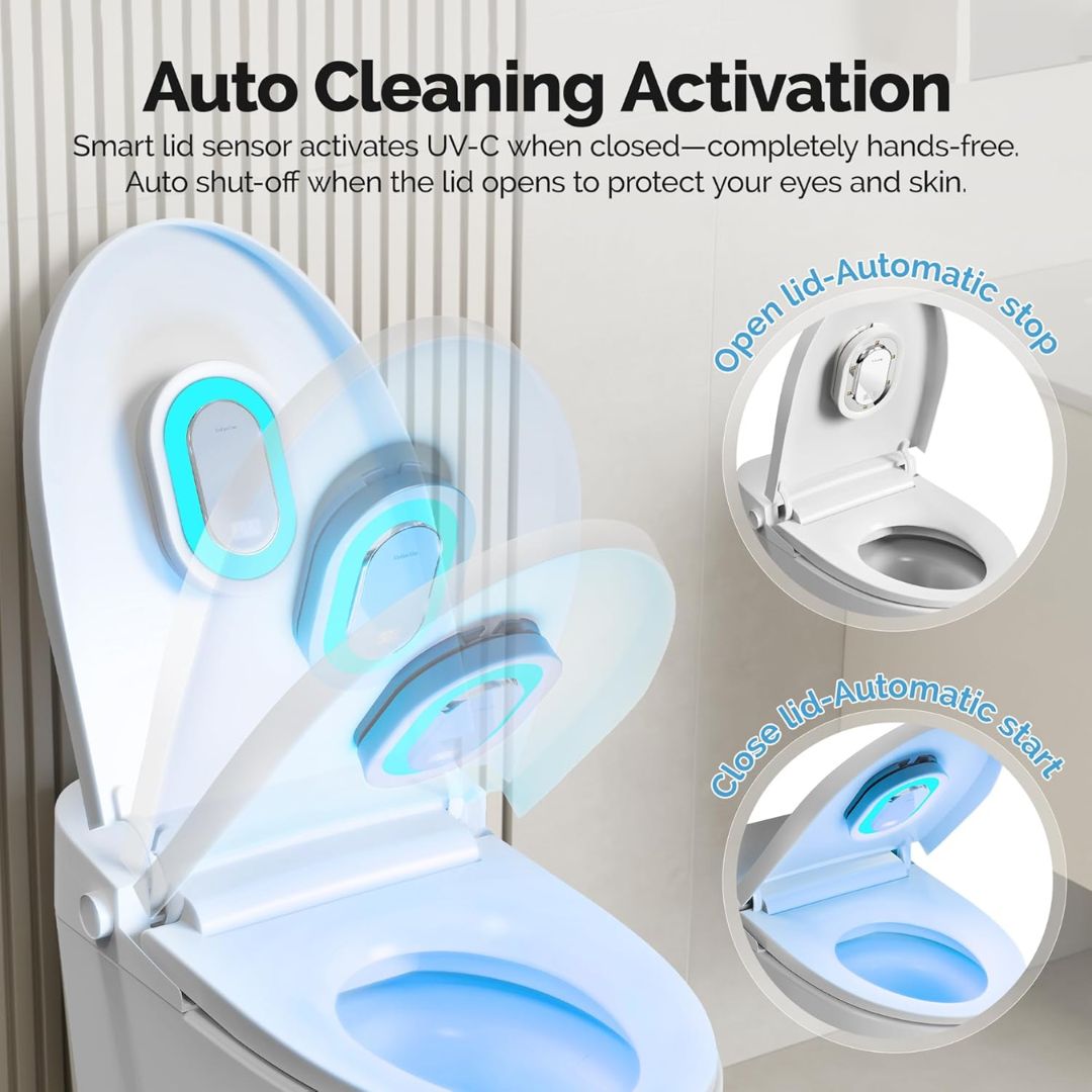 Smart Toilet UV-C Sanitizer – Automatic Odor Control After Each Use