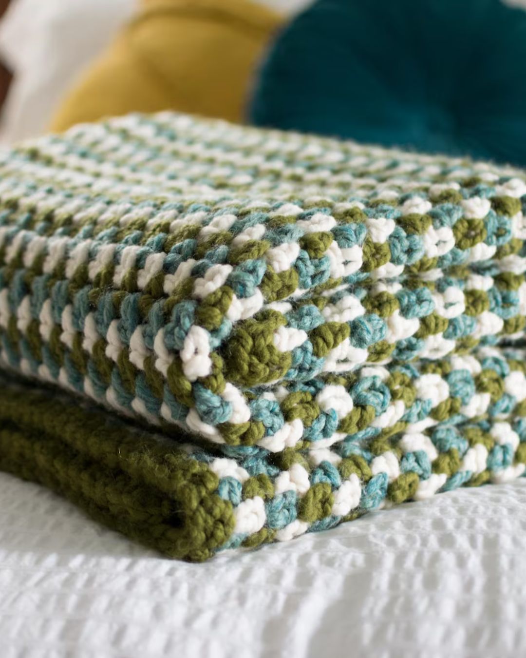 Moss Stitch Blanket Kit
