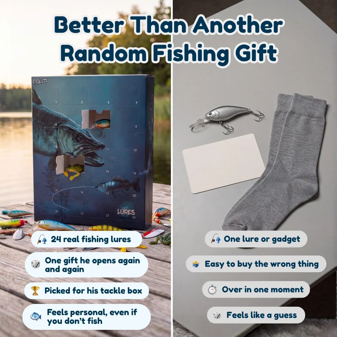 24-Day Fishing Lure Advent Calendar