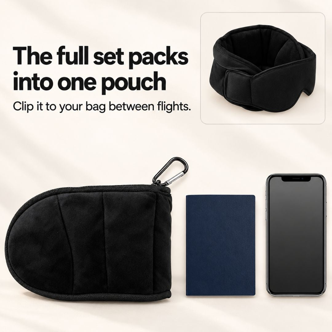 Airplane sleep support kit