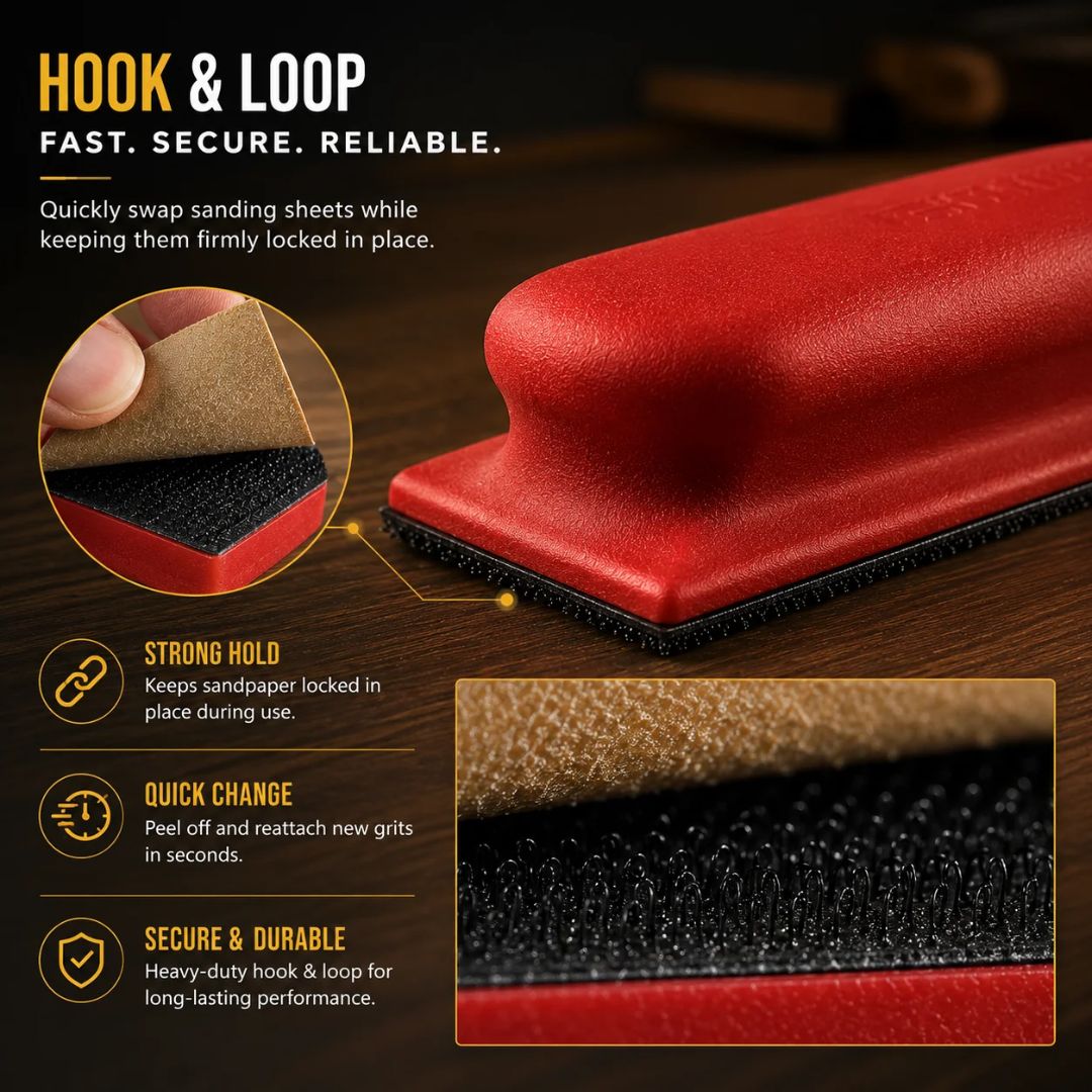 Contour Sanding Block Set: Made for Curves, Grooves & Tight Corners