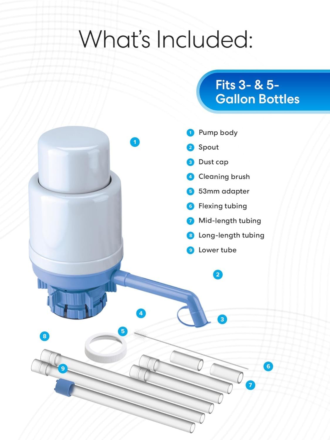 Manual Water Bottle Pump