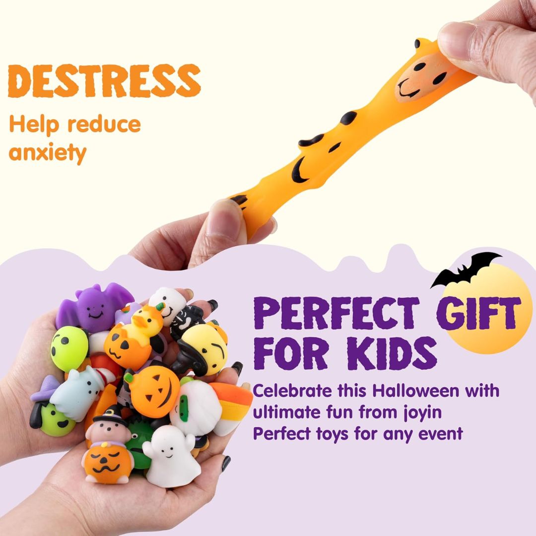 100-Piece Halloween Mochi Squishy Set