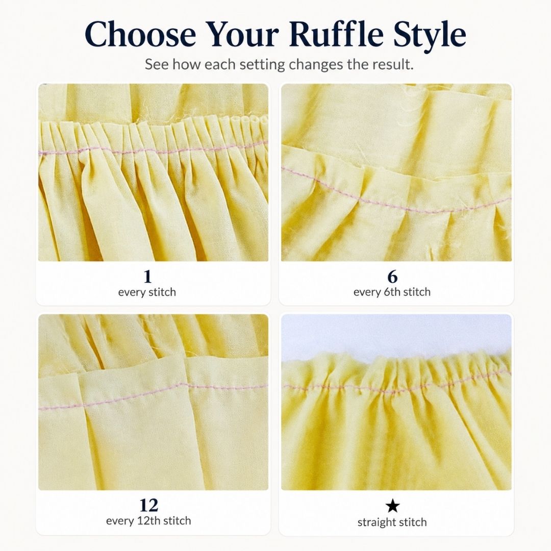 One-Step Ruffler Foot