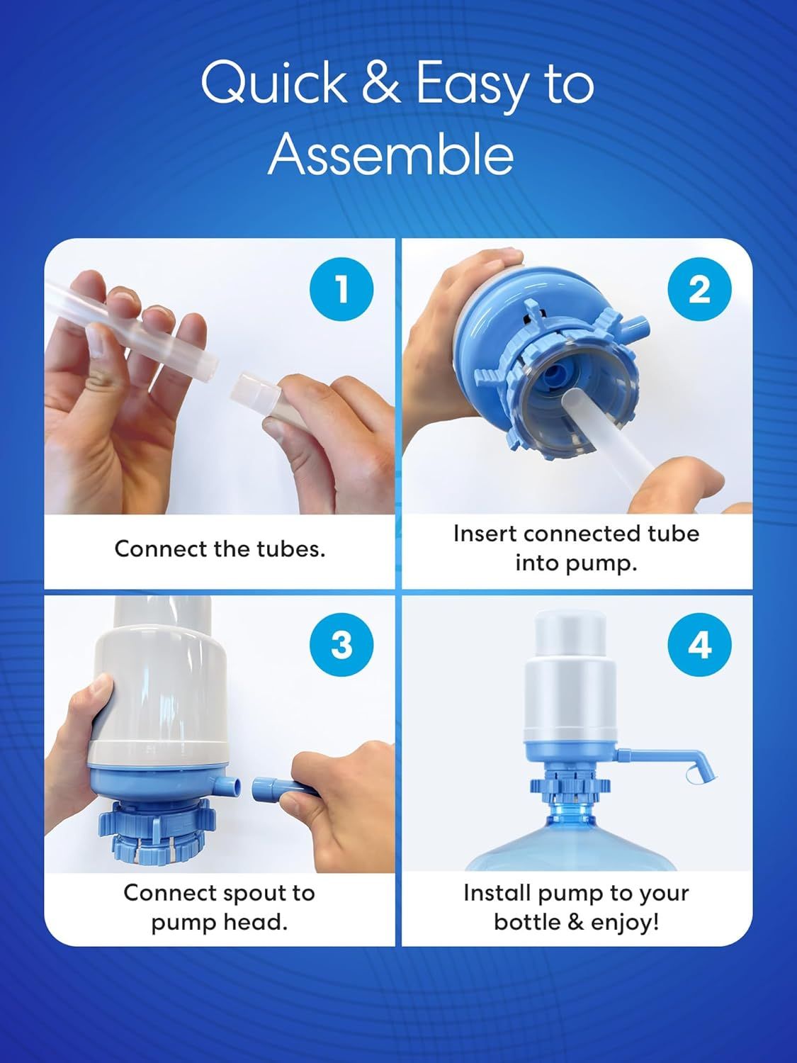 Manual Water Bottle Pump
