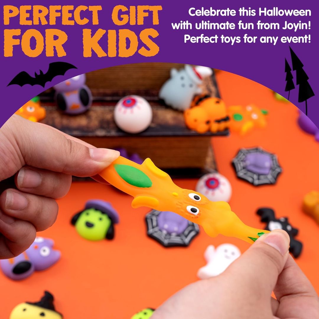 100-Piece Halloween Mochi Squishy Set