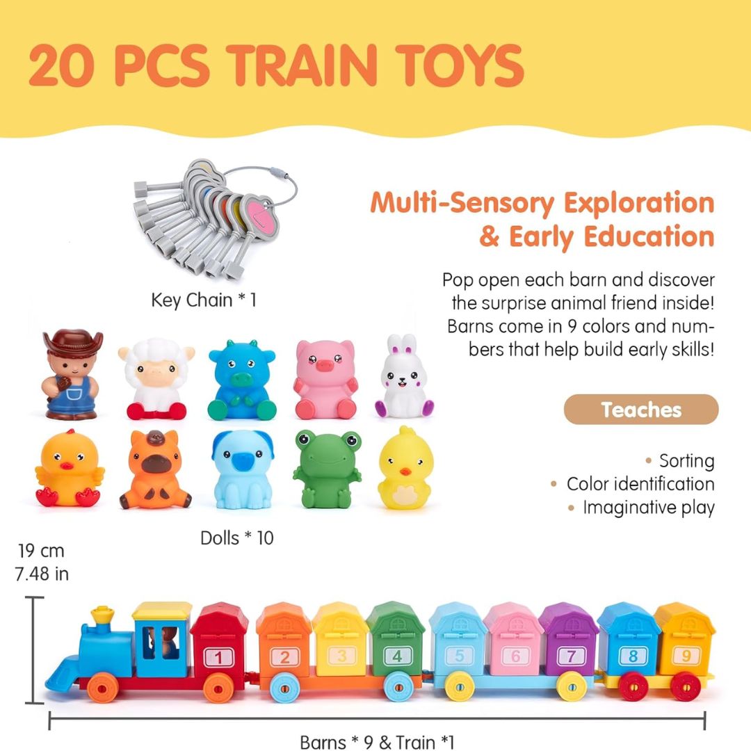 Toddler Farm Train Set