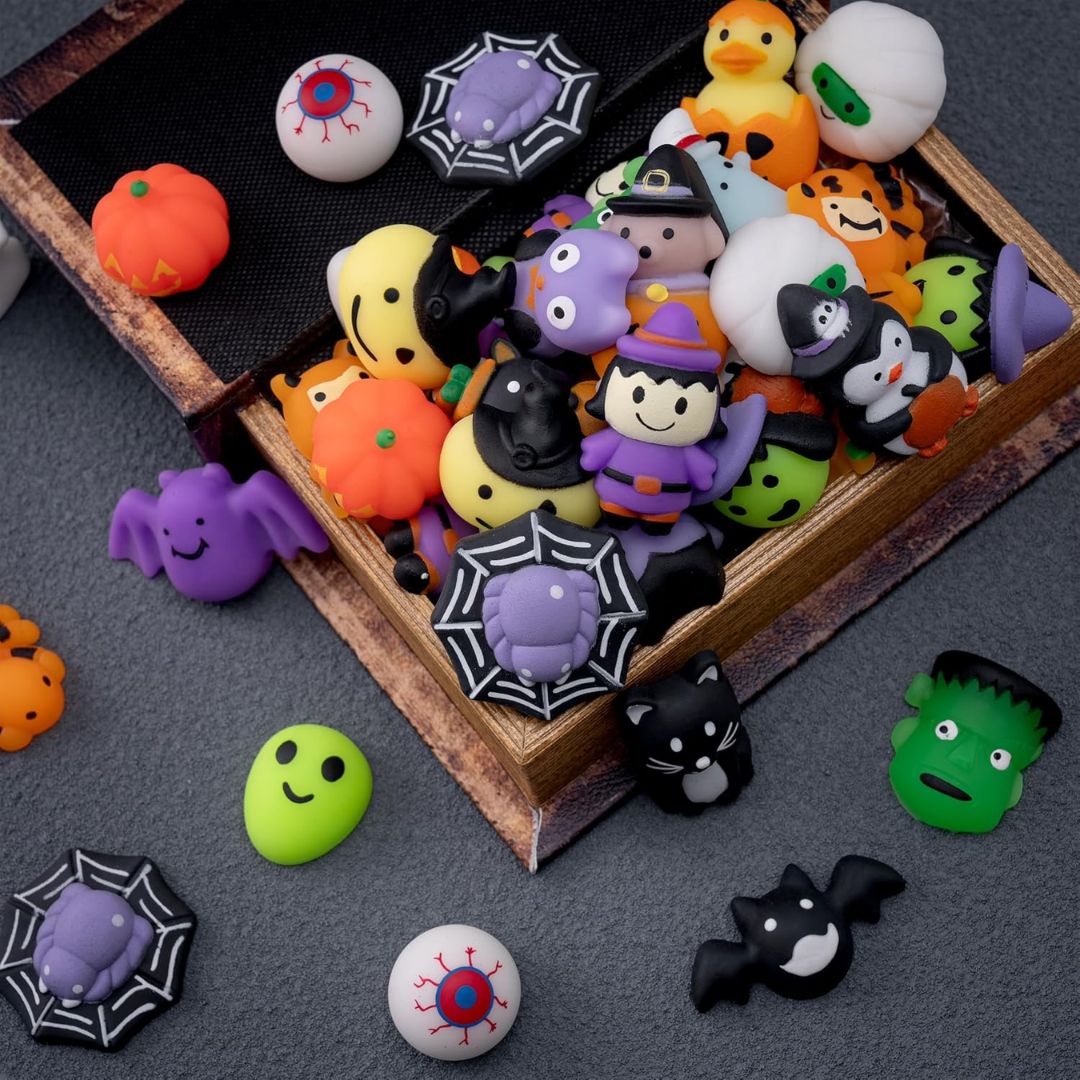100-Piece Halloween Mochi Squishy Set