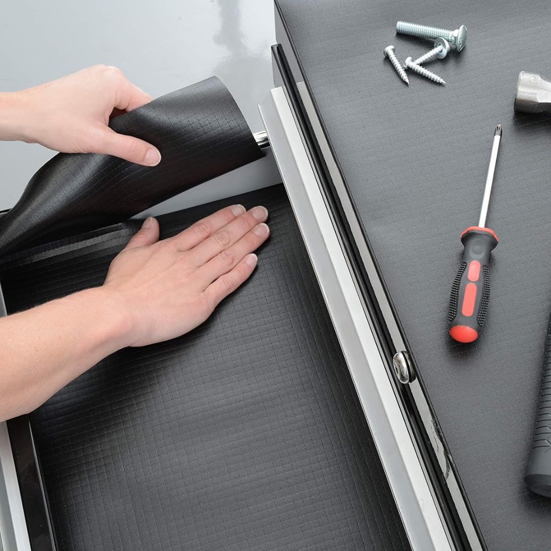 Zip-N-Fit Shelf Liner - Cut-Free Protection for Drawers and Shelves