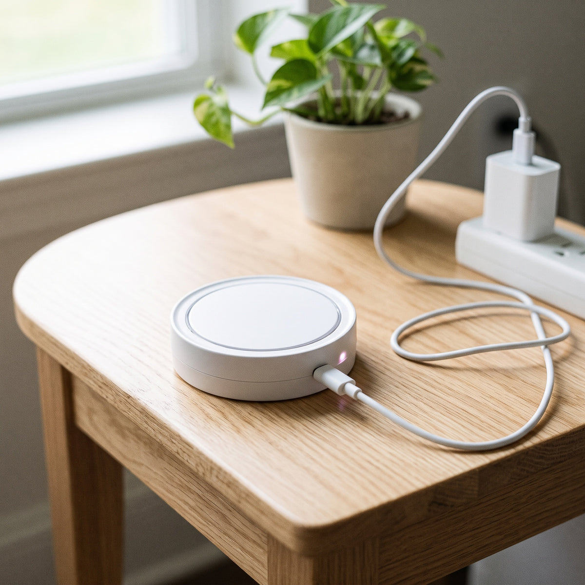 Charging the plant light with USB-C