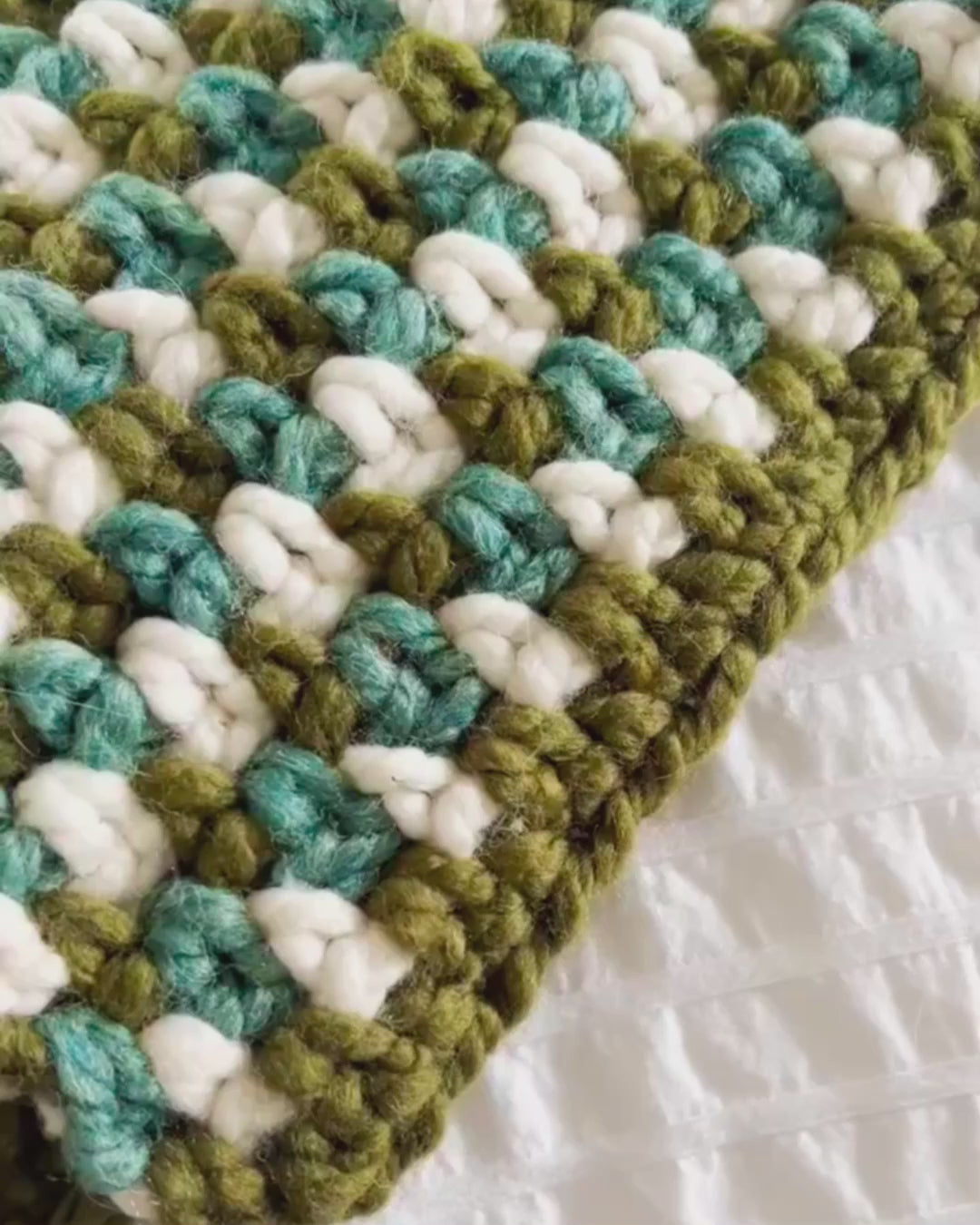 Moss Stitch Blanket Kit
